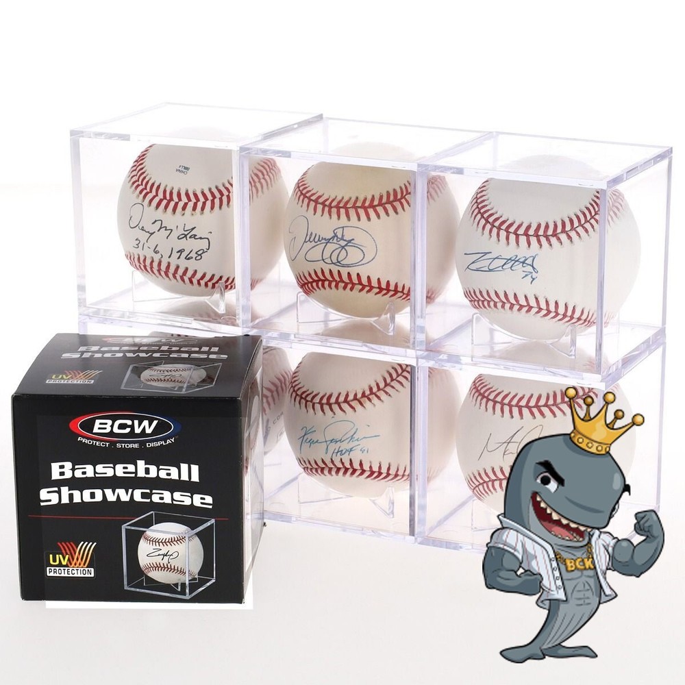 BCW Baseball Showcase with Built-In Stand - UV FREE SHIP