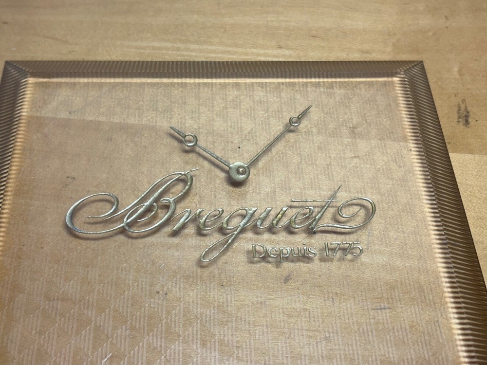 Plaque Display - BREGUET - Display Plate - 27 X 20 X 1 Cm