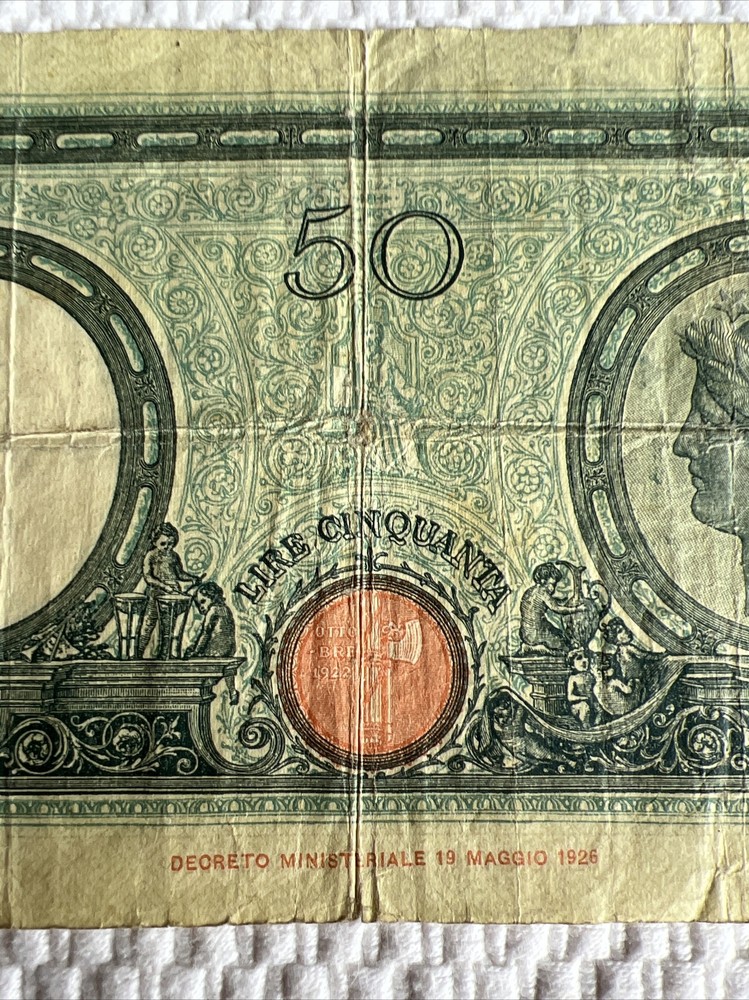 Italy 50 Lire 1943