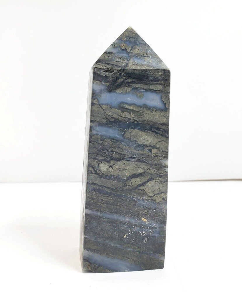 Moss Agate Tower 4" x 1.25"