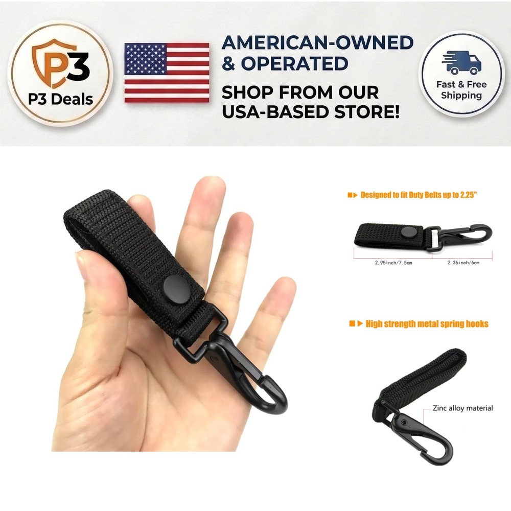 MOLLE Key Holder & Duty Belt Keeper for 2