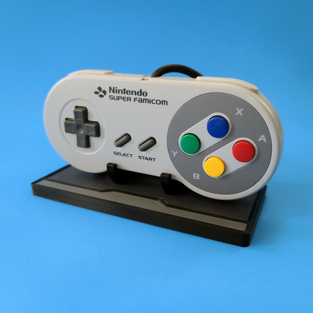 Display Stand for Original SNES Controllers / Custom 3D Printed / Super Nintendo