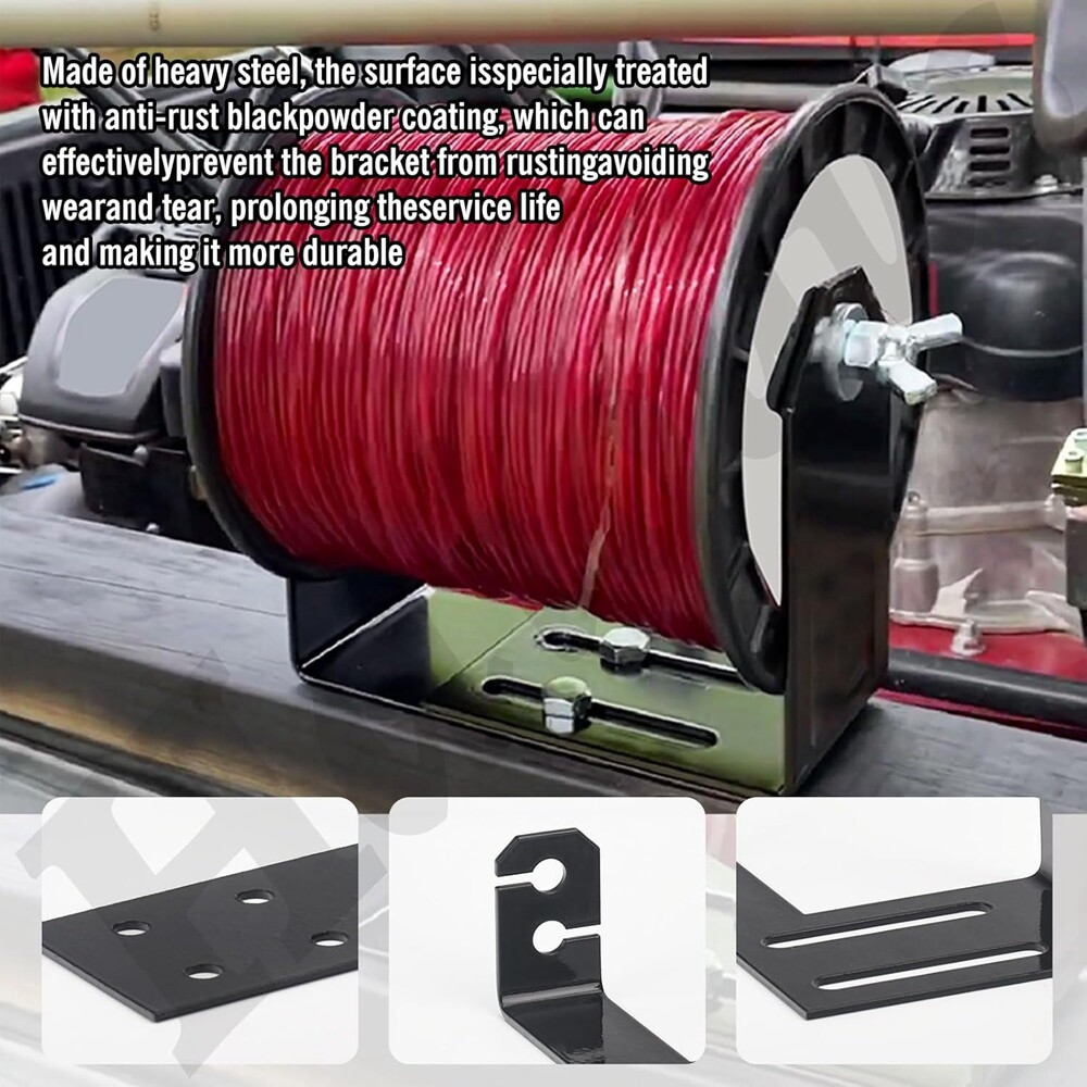 Weed Wacker Trimmer Line Holder Adjustable Width (4.5"-8.6"), Supports 3 and 5lb