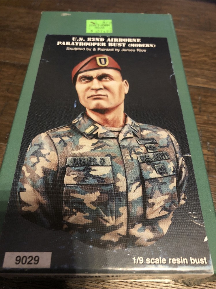 Warriors 9029 1/9 Scale Modern US 82nd Airborne Paratrooper Bust
