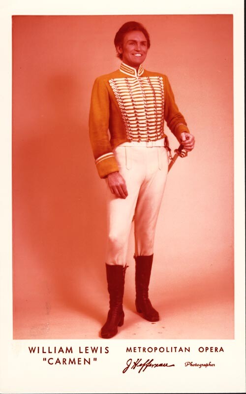 WILLIAM LEWIS - PHOTOGRAPH SIGNED