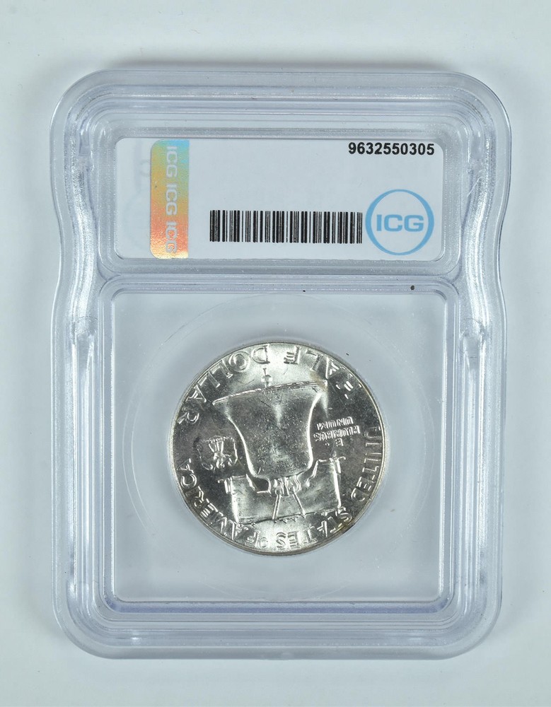 1955 Franklin Half Dollar Bugs Bunny MS65 ICG