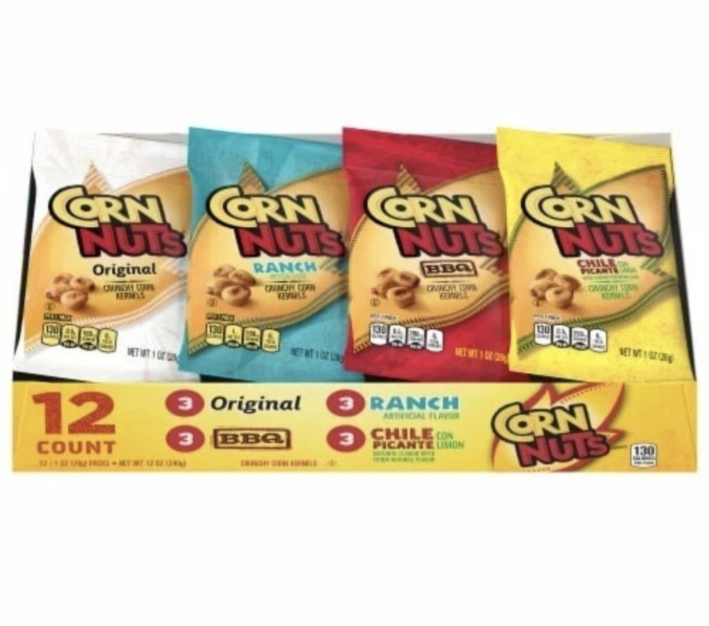Corn Nuts Variety 12 Pack (4 Flavor Mix)