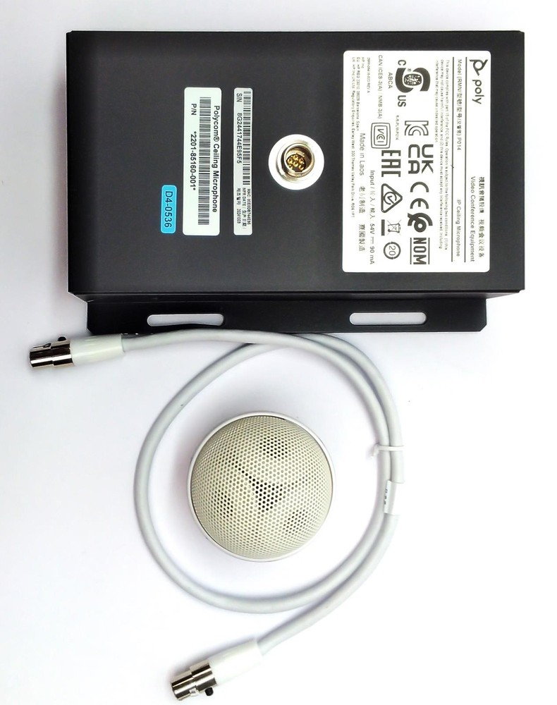 Poly IP Ceiling Microphone 875S1AA for Poly G7500 Video Conferencing System