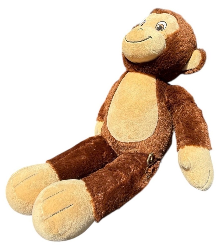 Build A Bear Smile Monkey Chimp Plush Stuffed Security Support Pet Toy