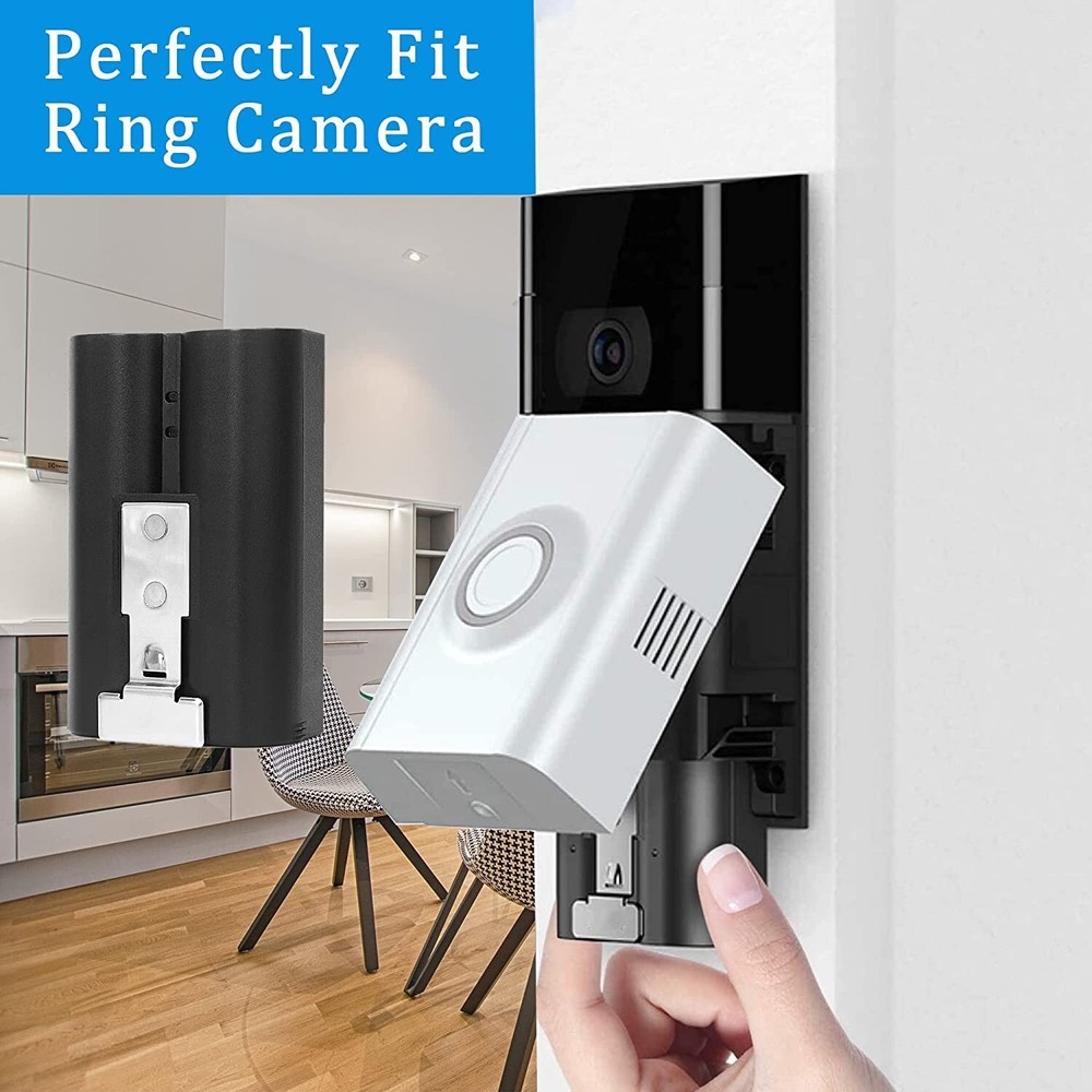 2-Pack Rechargeable Lithium-Ion V4 Battery for Ring-Doorbell Camera 2/3/4/3plus
