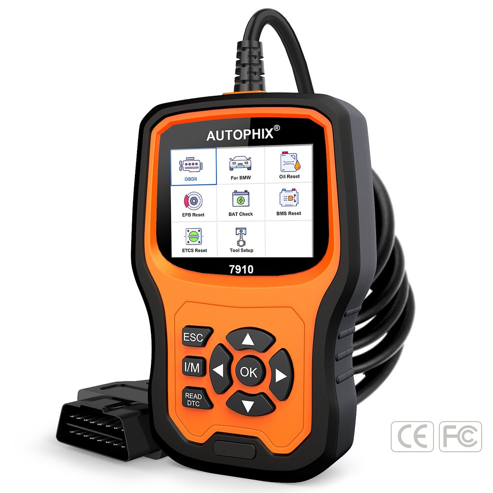 7910 OBD2 Scanner Code Reader Check Engine Fault Scan ABS SRS Diagnostic Tool