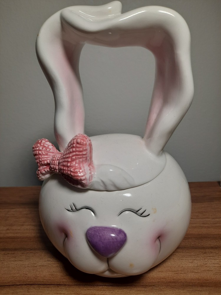 COTTONTALE sugar bowl figurine hare cute