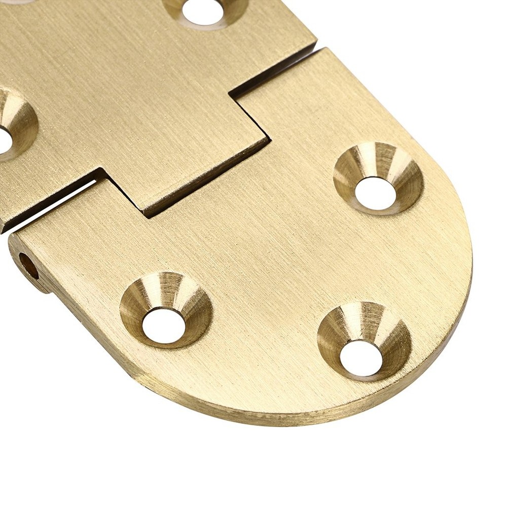 2 Pcs Solid Brass Hinges, Drop Front Desk Drawer Butt Hinge for Table Sewing