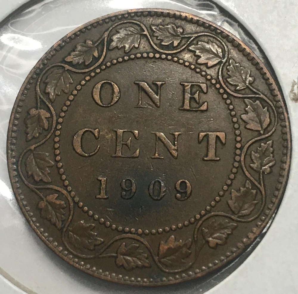 1909 Canada Copper Large Cent