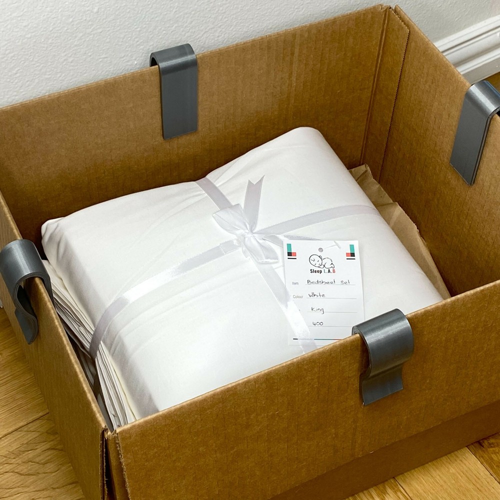 Cardboard Box Flap Holder Clips Packaging Shipping