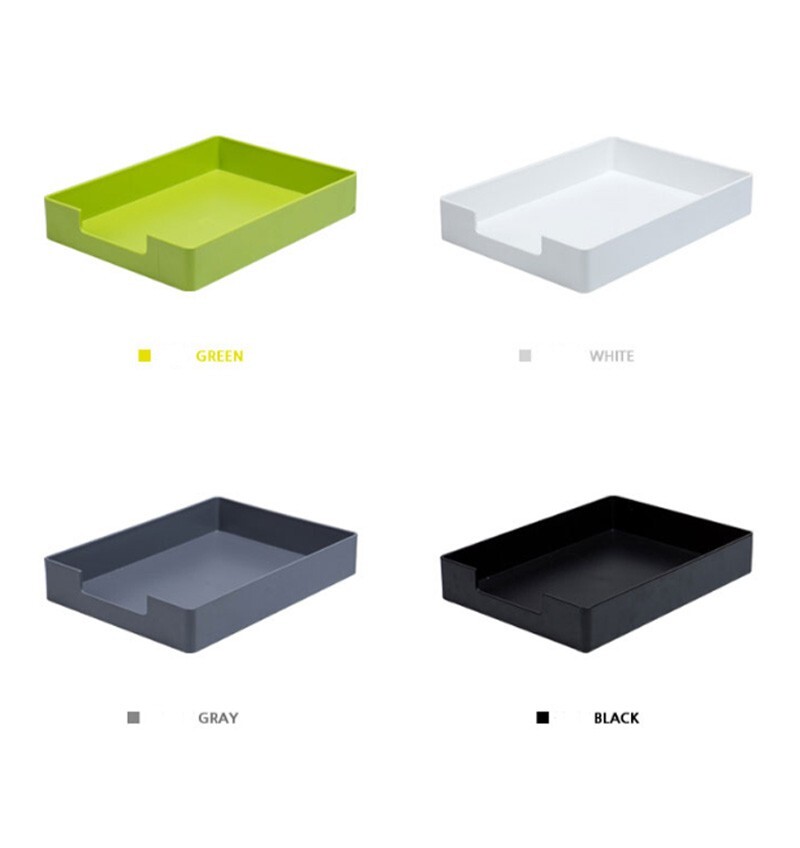 (1 PCS) Paper Tray Document Organizer Midas Tray Desk Organizer