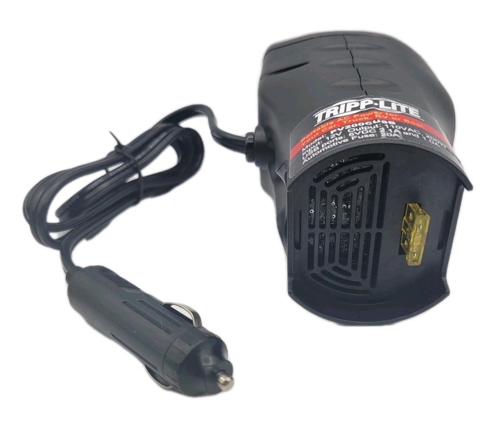 TRIPP-LITE Portable AC 200W Powerverter PV200CUSB