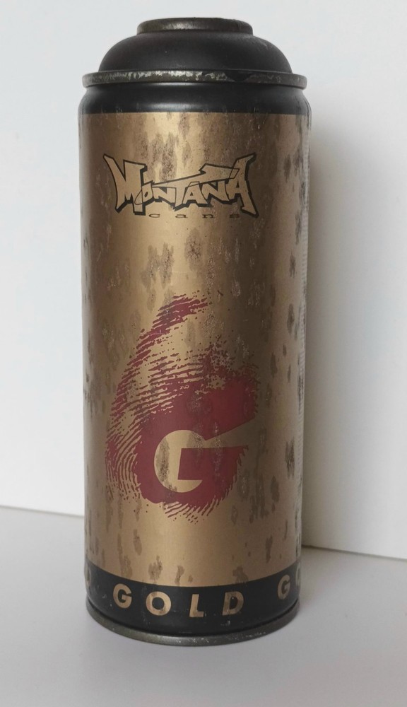 Montana Gold Spray Vintage Spray Can Empty