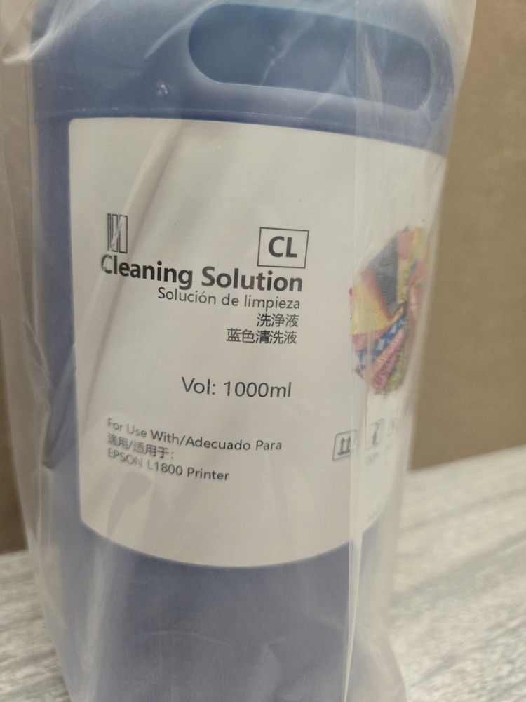 Cleaning Solution For EPSON L1800 Printer- 1000mL Bottle- Exp 04/2027