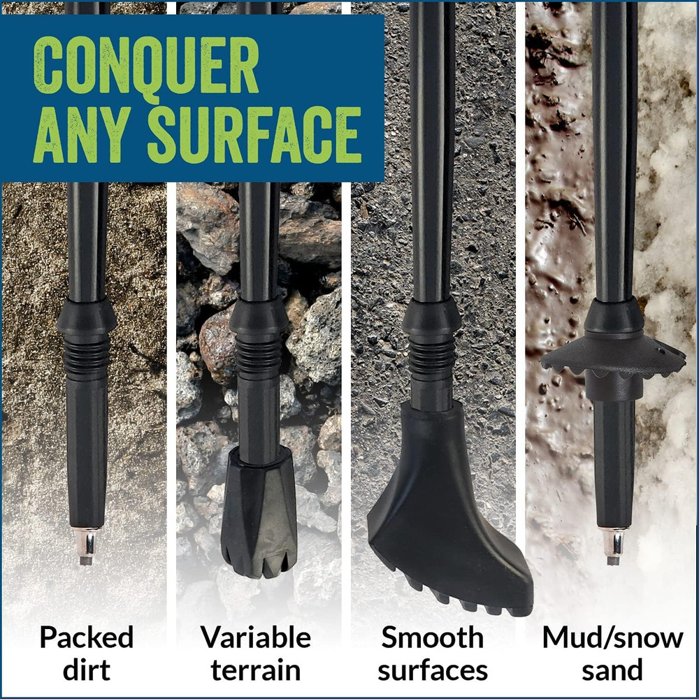 4 Pack of Extra Durable Rubber Replacement Tips (Replacement Feet/Paws/Ferrules/