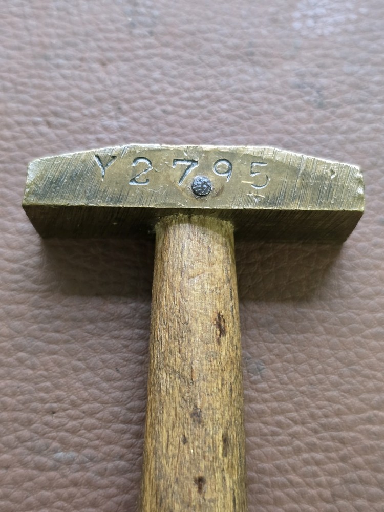 Vintage Brass Hammer Craftsman Made Small Hammer