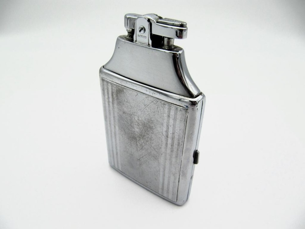 Vintage Ronson 'MasterCase' cigarette lighter/case