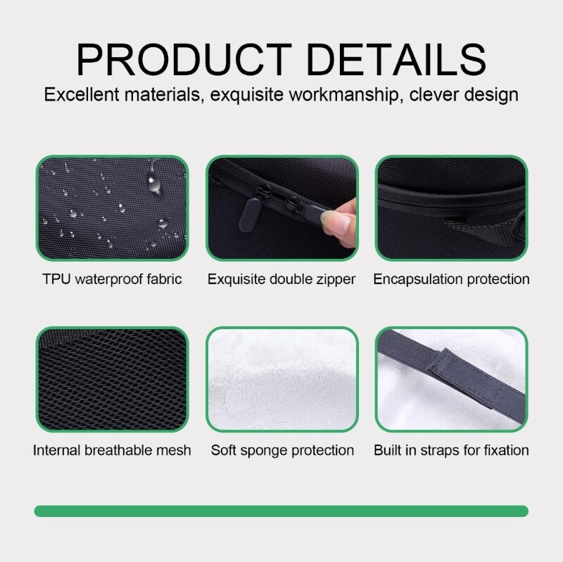Hard Storage Bag Travel Carrying Case Replacement for Vision Pro