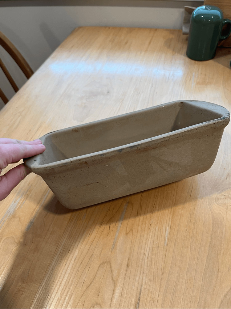Pampered chef | stone ware bread pan