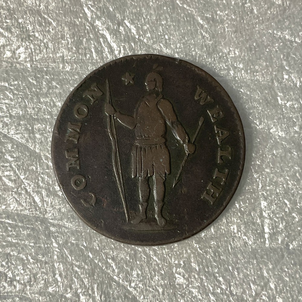 1788 Massachusetts Cent, Copper Colonial coin.