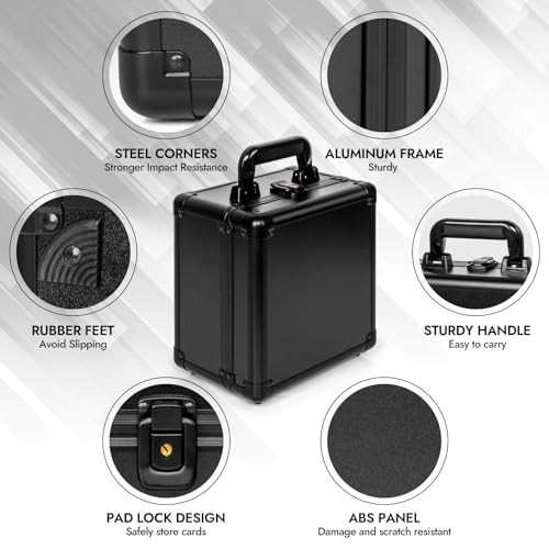 Top Loader Storage Box, Graded Card Storage Boxes, Trading Card Organizer 2 Row