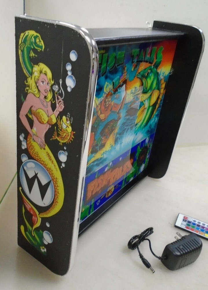 Williams Fish Tales Pinball Head LED Display light box