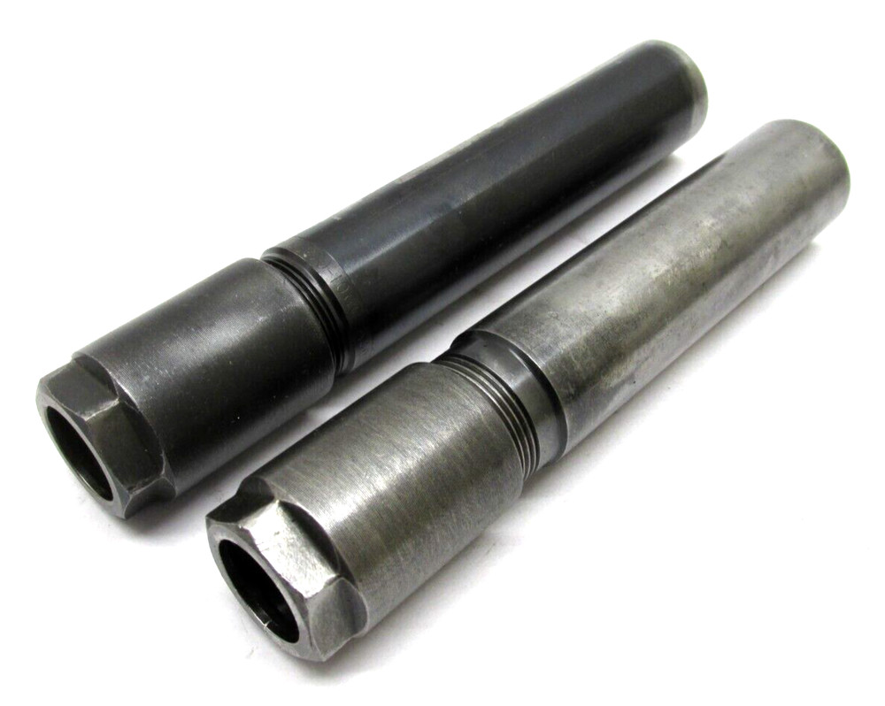 2 CRAFTSMAN DA100 COLLET CHUCK EXTENSIONS w/ 1" SHANKS