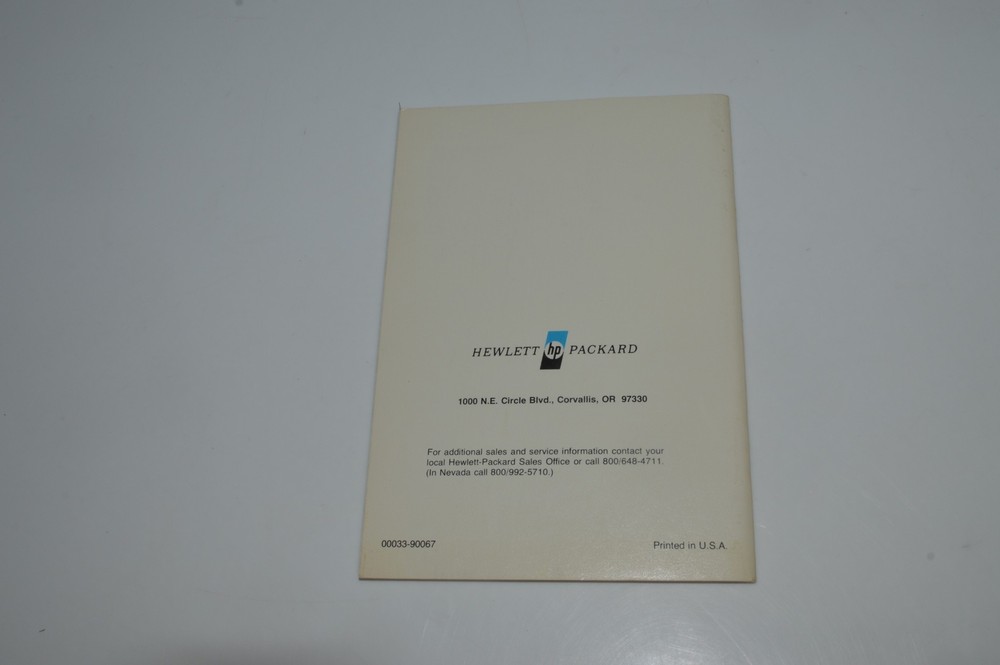 *CF* Hewlett Packard HP-33E/33C Applications 1979 (YBC16)