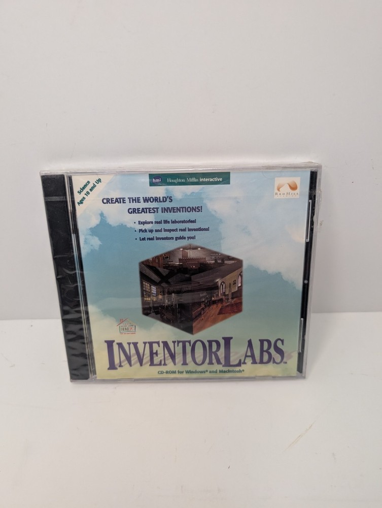 NIB HOUGHTON MIFFLIN INTERACTIVE INVENTORLABS TECHNOLOGY CD-ROM INVENTIONS
