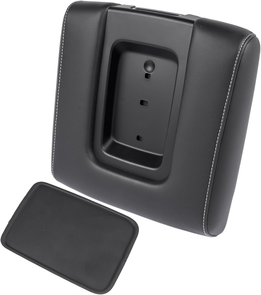 Middle Seat Black Console Armrest Lid Replacement for Chevy Silverado 1500 2500