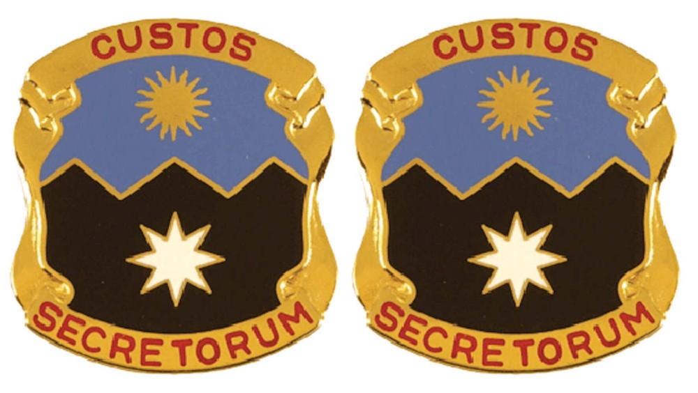115th Military Intelligence Group Distinctive Unit Insignia - Pair - CUSTOS SECR