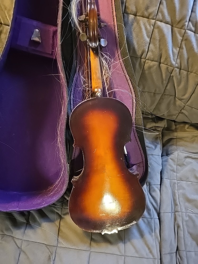 Vintage Violin In Case Full Size