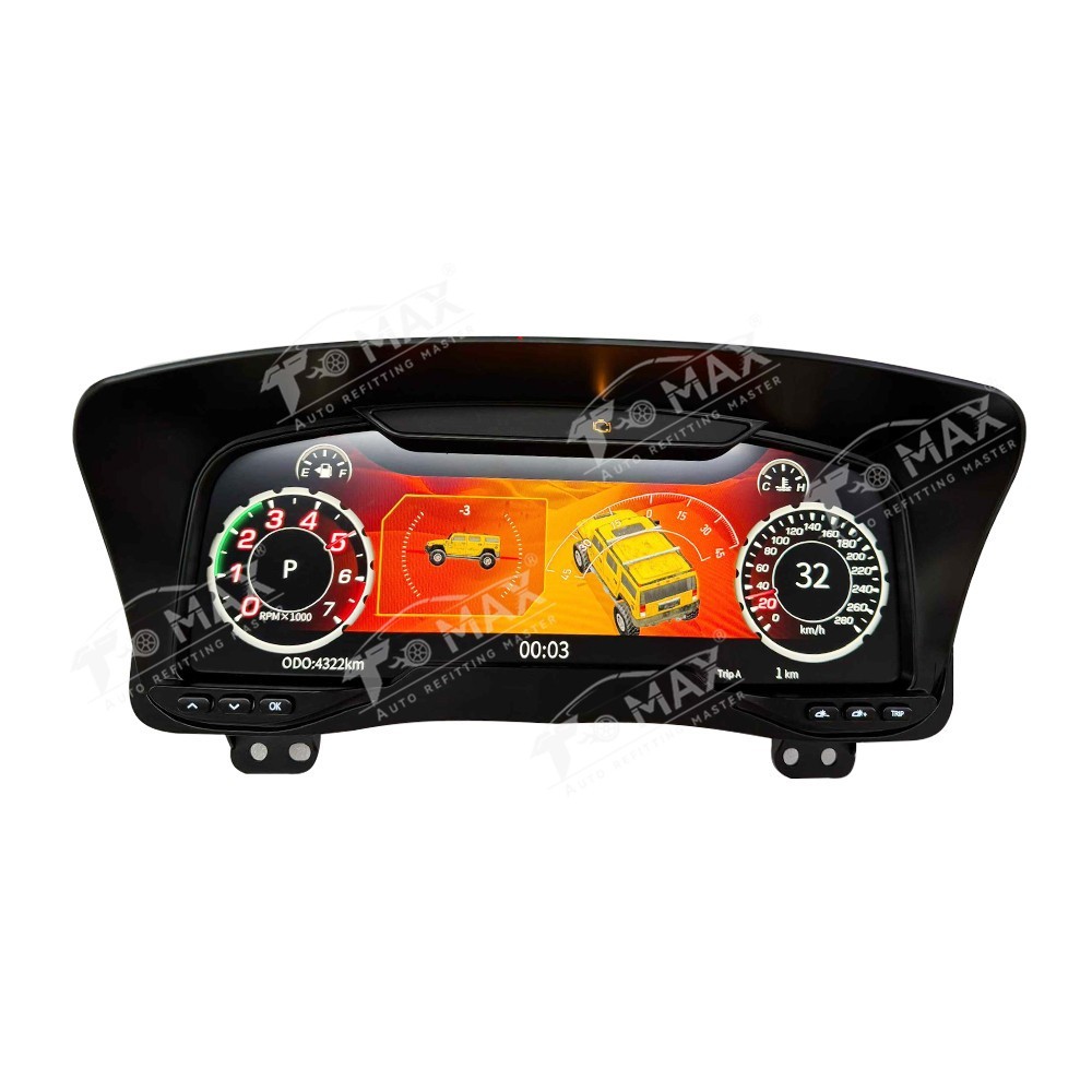 For Hummer H3 2005-2010 Car LCD Dashboard Digital Cluster Panel Virtual Screen