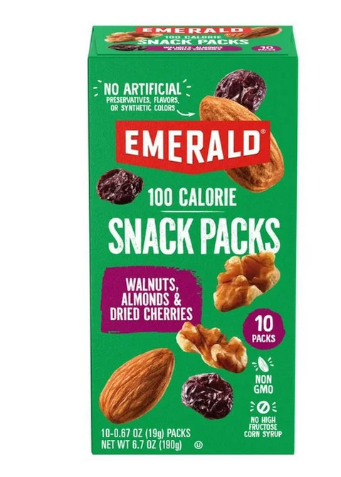 Emerald Nuts, Walnuts & Almonds with Dried Cherries, 100 Calorie Packs, 10 Ct, 6