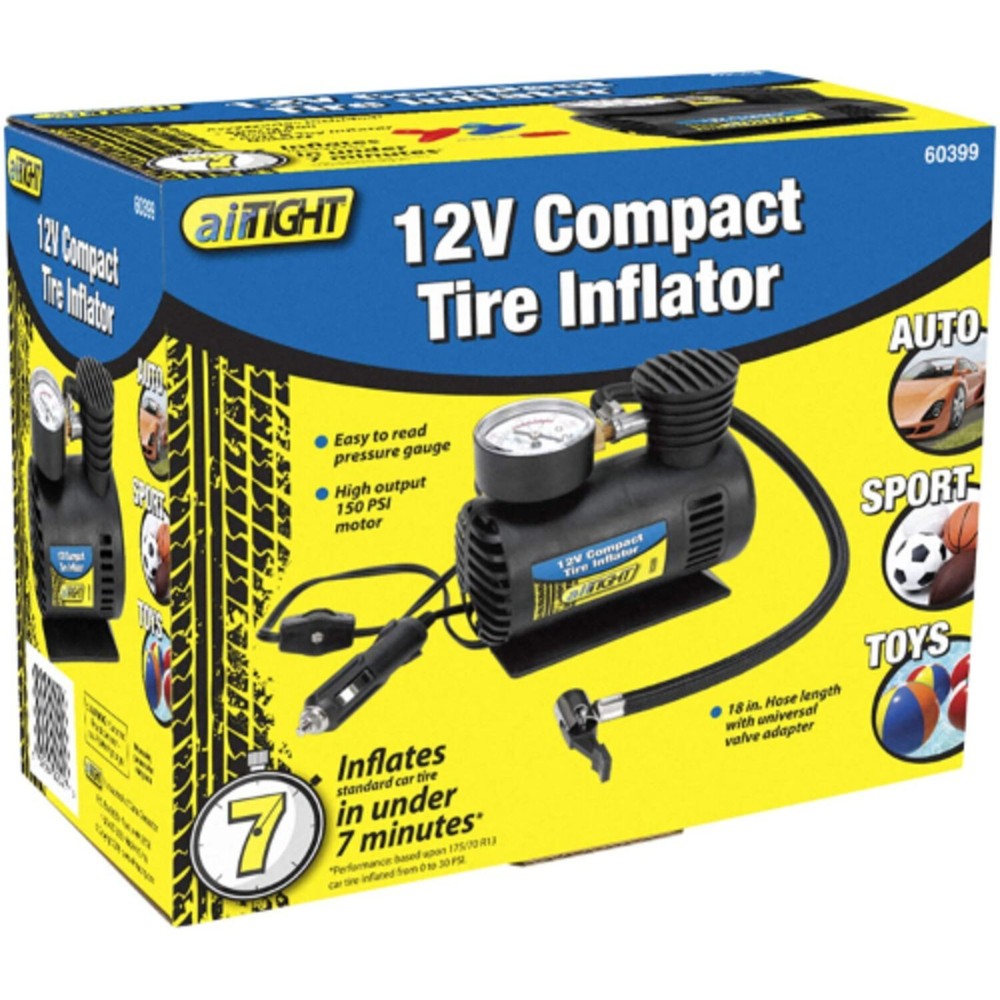 Performance Tool 60399 12V Compact Tire Inflator