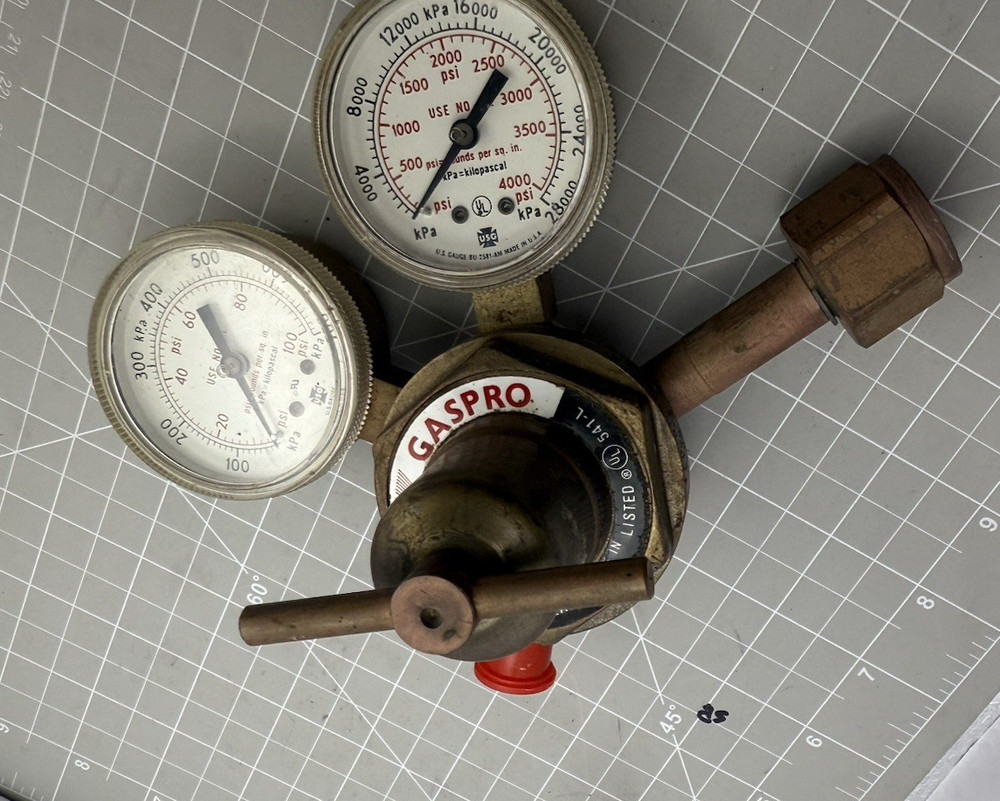 Gaspro 541-L Oxygen Gas Regulator Pre-Owned