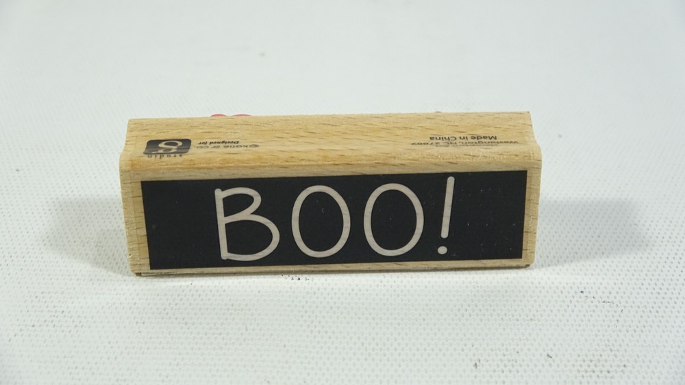 Hampton Art Stamps Boo! Rubber Stamp
