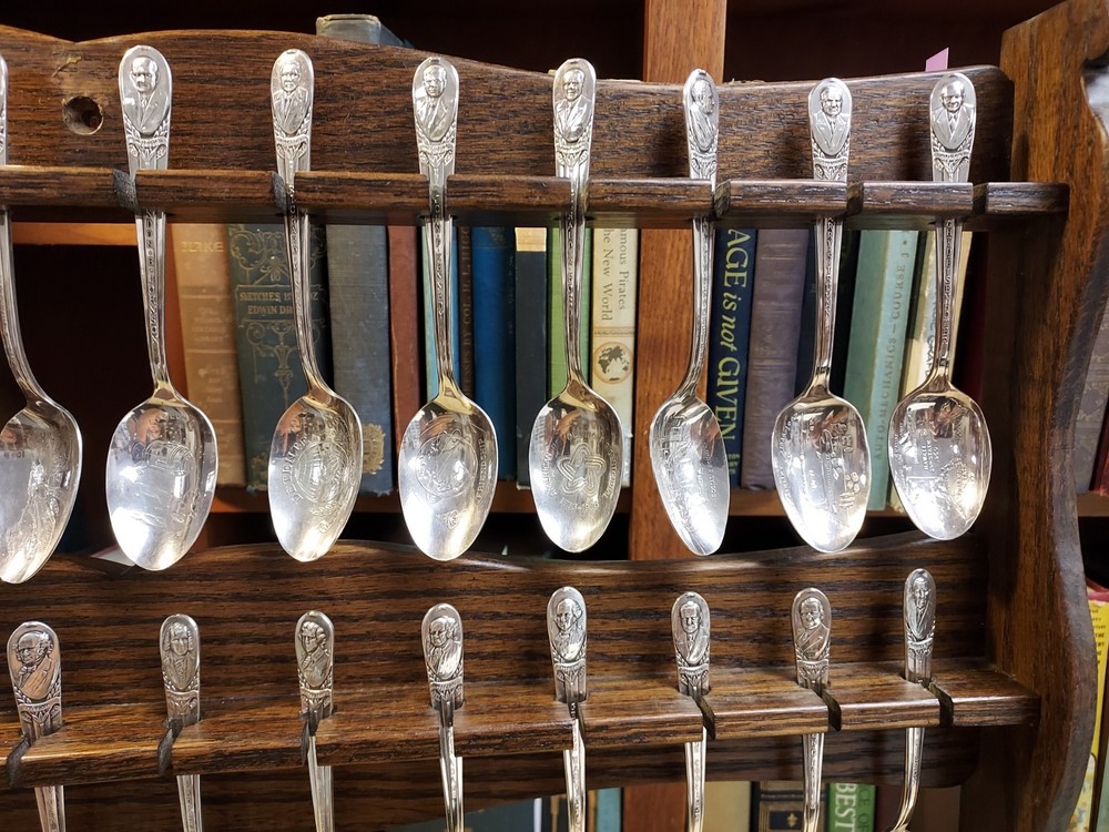 Presidential Spoons And Rack