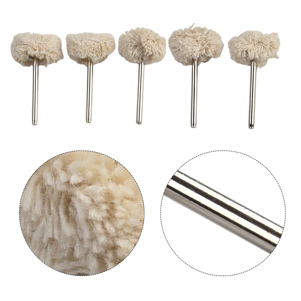 Buffing Tools Wool Polishing Wheel 25mm Head Diameter Grinders Accessories