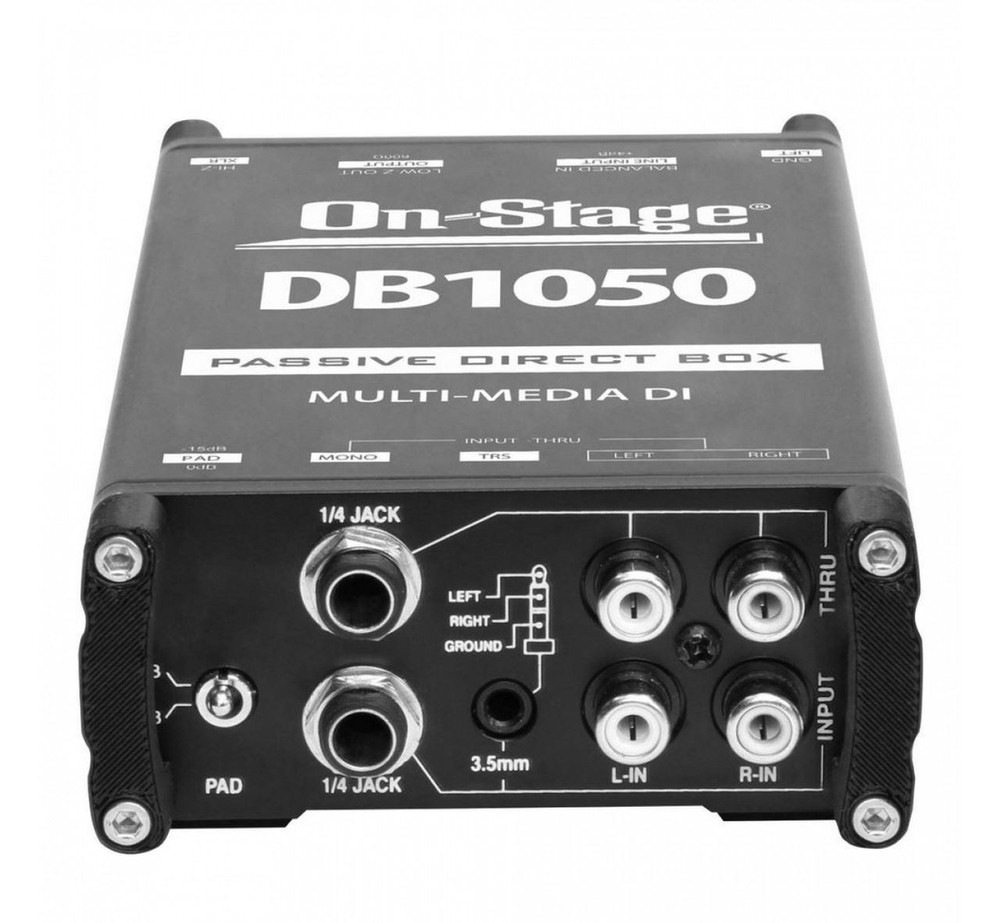 On-Stage DB1050 Passive Multimedia DI Box