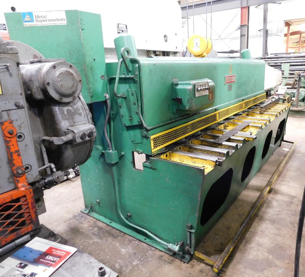 #11106: Pearson 10' x 1/4" Hydraulic Shear