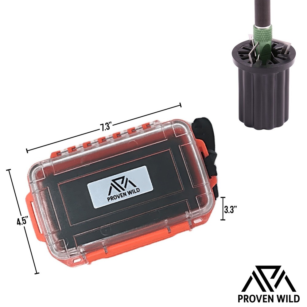 Proven Wild Waterproof Broadhead Case - Rugged Floating Box