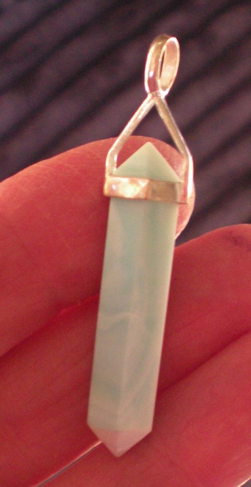 Hemimorphite Pendant - Sterling Silver j1817