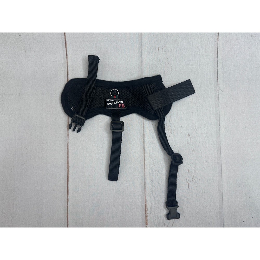 Adjustable Dog Muzzle Breathable Soft Humane Secure Fit Black NEW