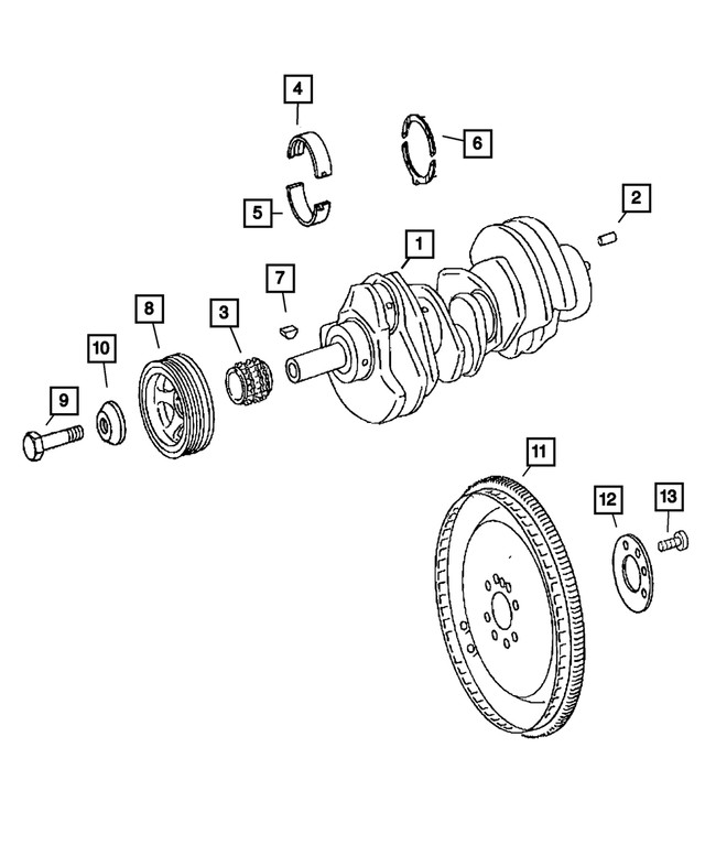 Genuine Mopar Bolt Mounting 5179426AA